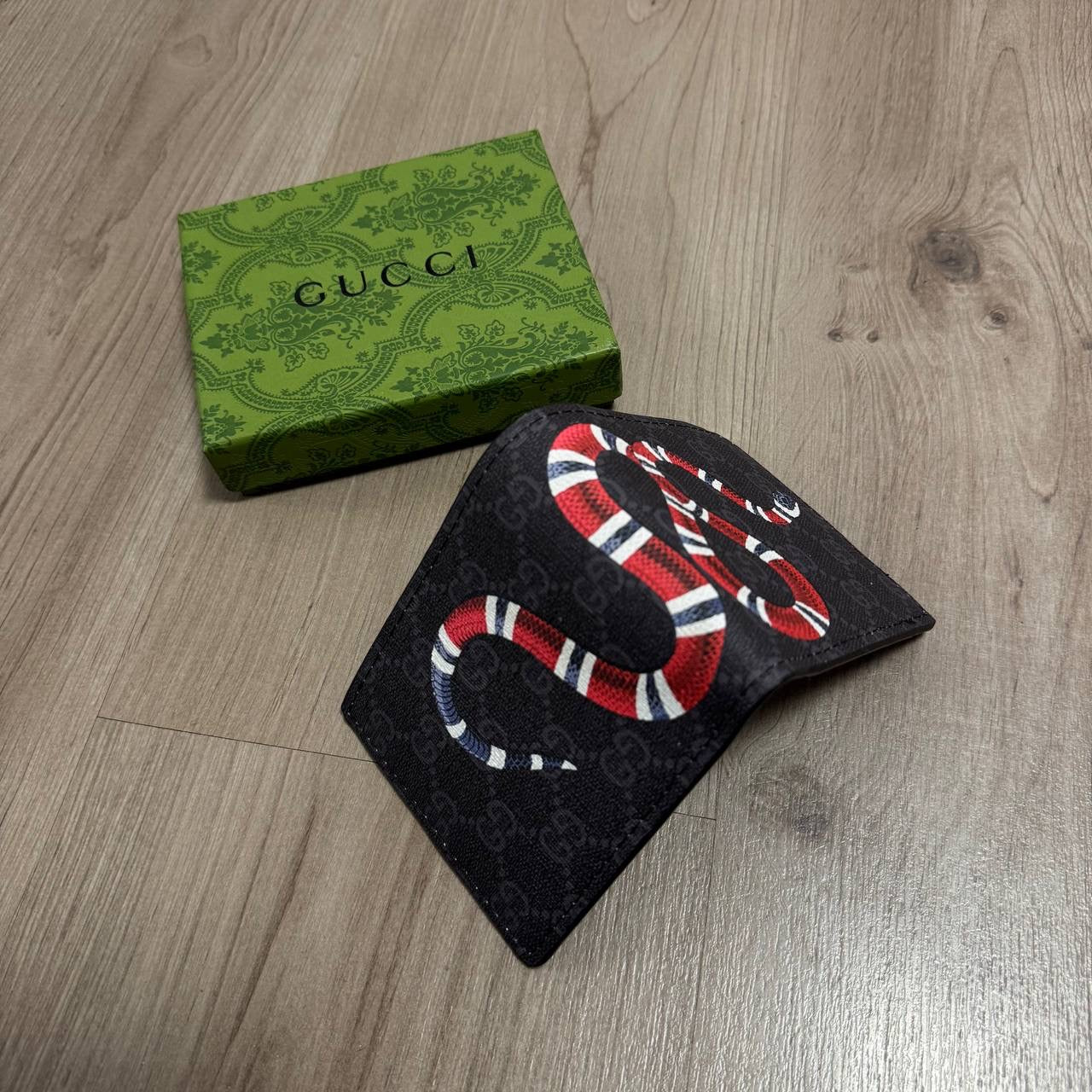 BILLETERA GUCC SNAKE BLACK