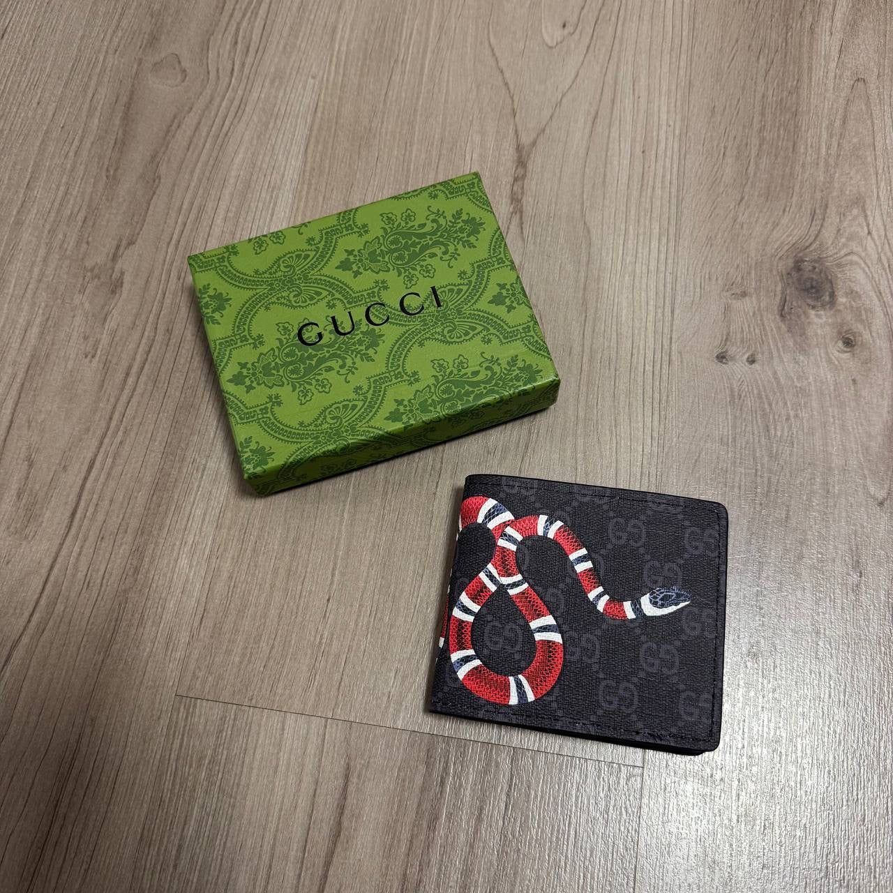BILLETERA GUCC SNAKE BLACK
