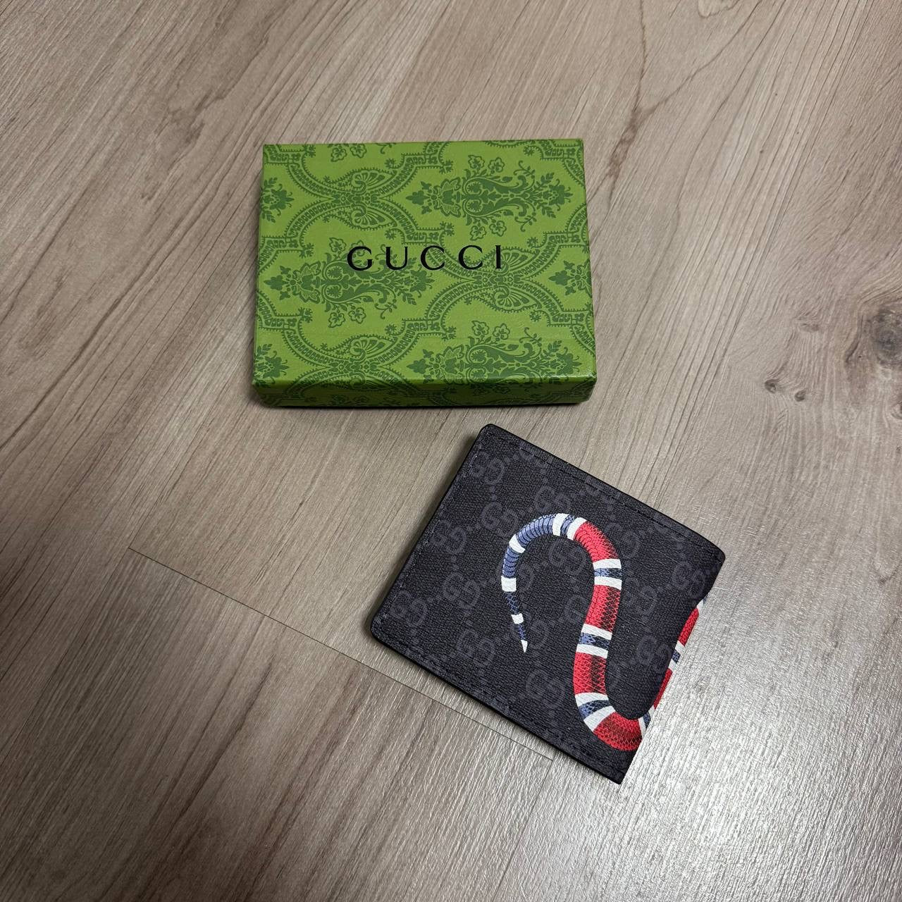 BILLETERA GUCC SNAKE BLACK